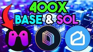Insane Potential: Top 10 Solana & Base Chain Crypto Altcoins Set to EXPLODE 400x in 2025 Bull Run