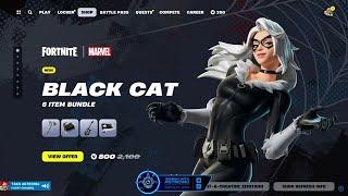 Bought the Black Cat Skin & Secured a Victory Royale! Fortnite LIVE Gameplay!  #fortnite #live