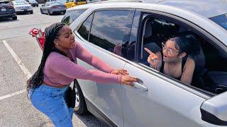 SPOILED GIRL LOCKS HER MOM OUT THE CAR, SHE REGRETS IT!!