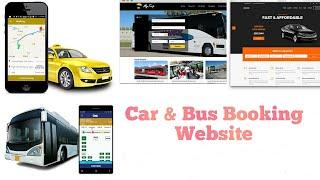 How to create a car and bus booking website with WordPress | Complete system with GPS