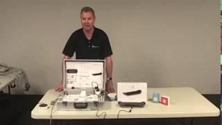 Darren Tyler demonstrates some of the B.one Hub's capabilities