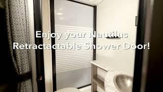 Nautilus  Retractable Shower Door Installation Video