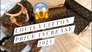 LOUIS VUITTON PRICE INCREASE JANUARY 2021   (US DOLLARS)