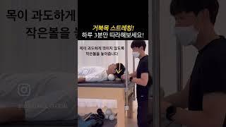 하루 3분! 거북목 스트레칭편