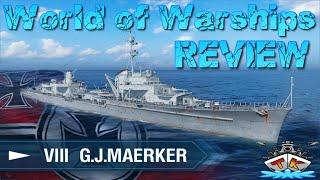 G. J. Maerker ist FERTIG! T8/DD/Deutschland "REVIEW" in World of Warships auf Deutsch/German