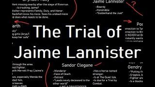 The Trial of Jaime Lannister - ASOIAF Theory