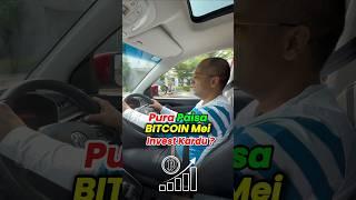 Bitcoin Vs Stocks Vs FD #money  #investment #rich #richmindset