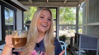 Coffee Chat with the CHICKENS & BUNNIES! ️ :: Is Landfill Compost Safe? How's My Foot?