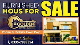 #shortvideo #bahriatown (Furnished House For Sale phase 8 Bahria Town Rawalpindi)