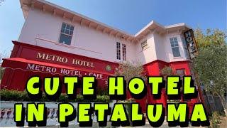 French Inspired Hotel in Petaluma, California II Travel Vlog Riffa