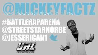 URL BATTLE RAP ARENA - MICKEY FACTZ TALKS ABOUT GETTING ON URL STAGE, JOE BUDDEN AND DNA