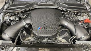 E60 M5 carbon fiber intake plenum - pure induction noise