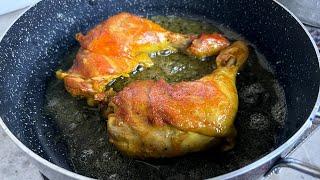 Chicken Fry recipe|Juicy Chicken Recipe with sauce|How To Make Chicken & Rice