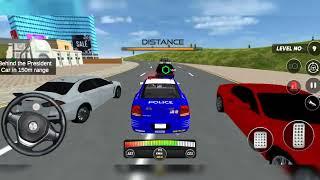 العاب سيارات شرطة حماية سيارة الرئيس وتوصيلها للأمان police car games