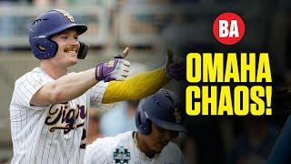 College World Series Day 6 Reactions: Chaos In Omaha Gives Way to LSU-Coastal Championship Matchup