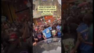 VDM the hero storms Lagos