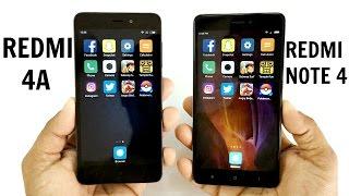 Xiaomi Redmi 4A vs Xiaomi Redmi Note 4 Speed Test - Which is Faster?