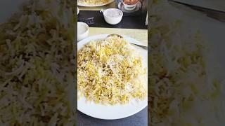 Trying mutton biriyani in Aminia, Kolkata. #shorts #shortvideo #biriyani #food