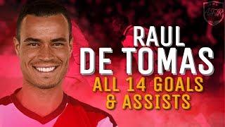 Raul De Tomas All 14 Goals & Assists for Rayo Vallecano 2018/19 so far (HD)