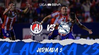 Qué GOLAZO de Güemez | Resumen San Luis vs Puebla | Liga BBVA MX | Clausura 2023