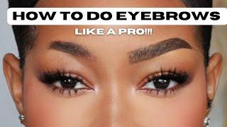 HOW TO : QUICK & EASY EYEBROW TUTORIAL FOR BEGINNERS !!!!