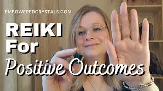 Reiki for manifesting positive outcomes. REIKI ASMR (no talking). Malachite crystal healing video