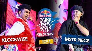 Klockwise vs Mstr Piece [TOP 4] Red Bull Dance Your Style Philippines 2024