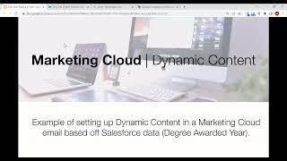 Marketing Cloud | Dynamic Content