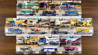 Opening Hot Wheels Team Transport Trucks!