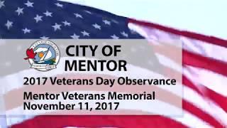 City of Mentor Veterans Day Commemoration