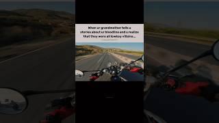 When Grandma Reveals Family Lore  #shortvideo #bikelife