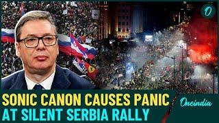 Serbia Anti-Government Protests| Sonic Weapons Used On Peaceful Protesters In Serbia? Shocking Video