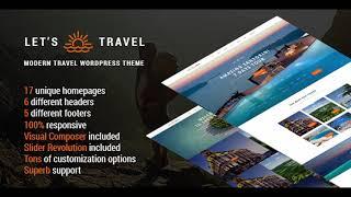 Let's Travel - Responsive Travel Agency WordPress Theme | Themeforest Website Templates and Themes