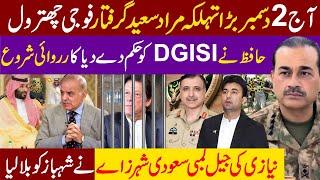 Murad Saeed Arrested by Pak Army General Asim Munir Orders DG ISI