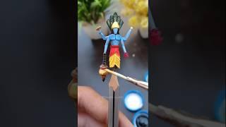 Divine Art! Vishnu Ji Miniature Pencil Sculpture  #Art #Sculpture #Shorts #pencilcarving