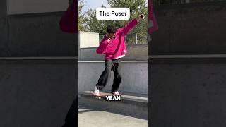 Different types of skaters at the skatepark?! #skateboarding #skate #sk8 #shorts