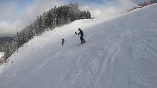 Skiing in Bansko: Tomba (9) Black Piste