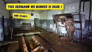 Hitler`s massive gun bunker.EXTREMELY creepy underground bunker !