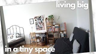 Studio apartment organization tips | How to live big in a small space