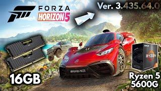 AMD Ryzen 5 5600G Benchmark - Forza Horizon 5 (New Update March 1st, 2022)