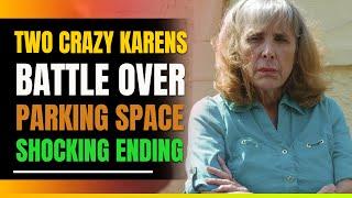 Karen Vs Karen. The Battle Over A Parking Spot. Shocking Ending