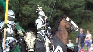 Jousting at England's Medieval Festival (HD) Herstmonceux Castle, Sussex