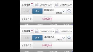 [주식 키움 조건검색식] 11월29일 오늘잡힌종목 - 태경비케이 한개 잡히고 바로성공 이제 바로 해야할때입니다 !! S의 위력 !!!
