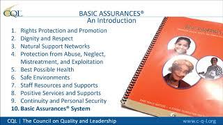 Foundation for Quality: Inside the Basic Assurances®, Factor 10