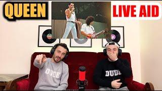 QUEEN - LIVE AID | THEY ARE OUT OF THIS WORLD!! NO WORDS NEEDED!!! | FIRST TIME REACTION