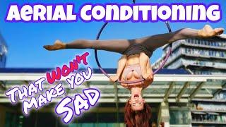 Easy Conditioning exercises for Aerial Hoop and Aerial Silks (beginner)