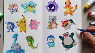 HOW TO DRAW POKEMON - Easy Tutorial for Beginners