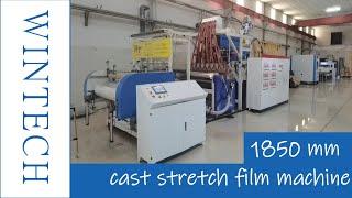 1850mm Cast Stretch Film Machine, Stretch Film Machine Manufacturer; Packing Film Roll;