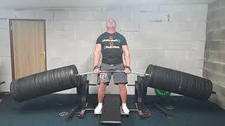 800 KG WORLD RECORD PARTIAL DEAD LIFT RAW