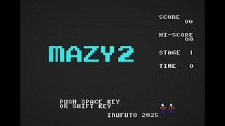 Mazy 2 - Amstrad CPC - Short gameplay